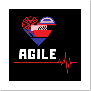Agile Heart Posters and Art
